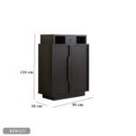 High quality MDF wooden shoe cabinet - KYN-127 - Image 3