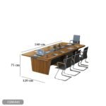 Meeting tab- 240x120 - Spanish MDF wood - CEM-041 - Image 3