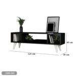 TV table - high quality MDF wood with HPL layer - OSM-380 - Image 3