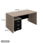 Spanish MDF Employee Desk - CEM-196 - Image 3