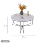 Stainless Steel Coffee Table - ORX-034 - Image 3
