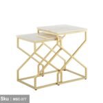 Ashley side table, iron, electrostatic paint - Image 3