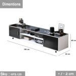 High quality MDF wood TV table - HFS-120 - Image 3