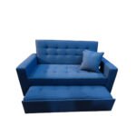 Manx 2-Seater Sofa Bed - Red Beech Wood - HST-075 - Image 4
