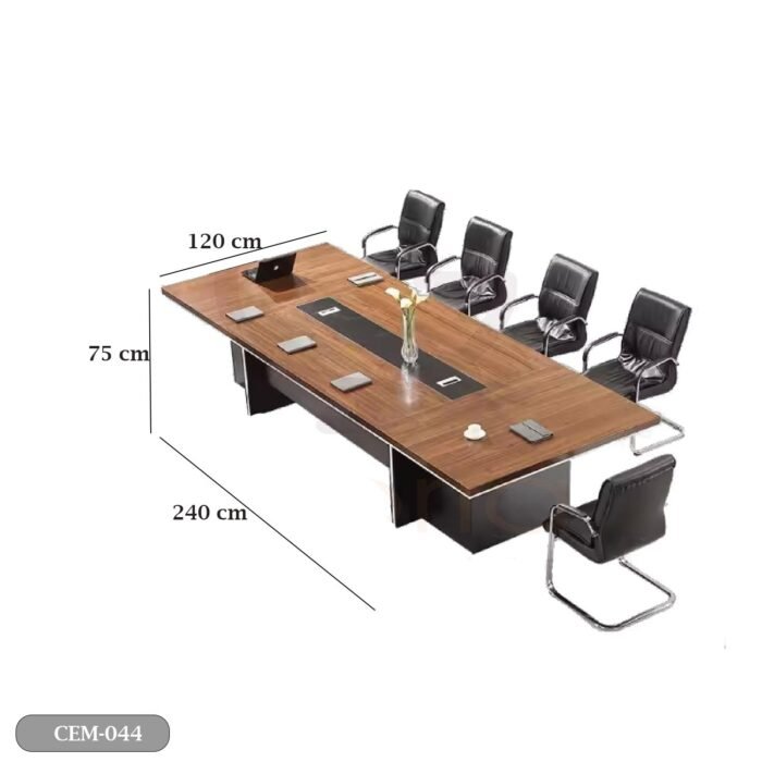 Meeting tab- 240x120 - Spanish MDF wood with metal chassis - CEM-044 - Image 3