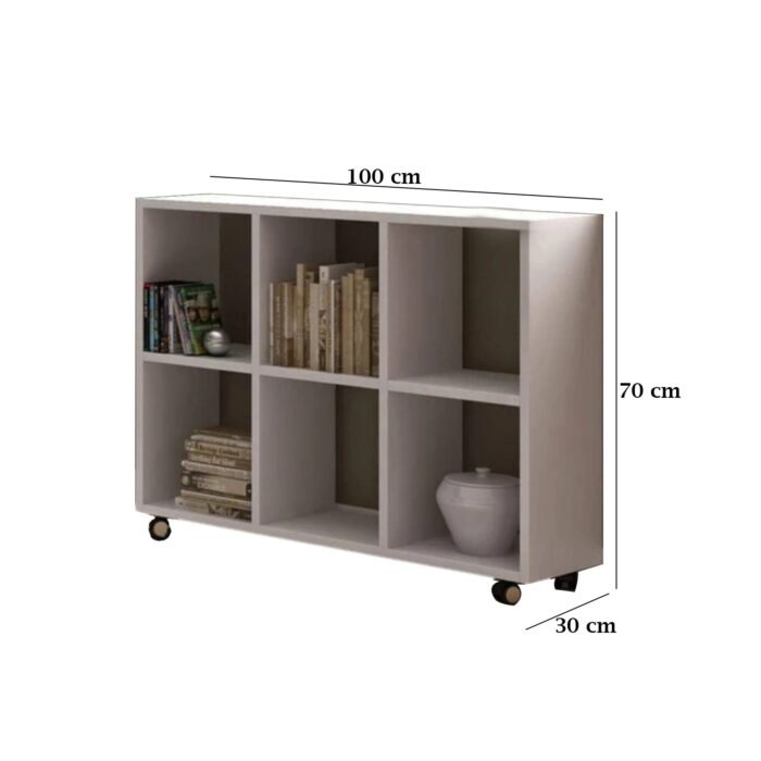 High quality MDF wood bookcase - OSM-456 - Image 3