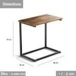 High quality MDF wood side table - O-SRH-053 - Image 3