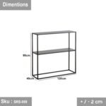 Mirror and console made of steel - SRS-059 - Image 3