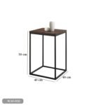 Side table made of MDF wood and metal - WAF-050 - Image 3