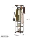 Wooden MDF and metal shoe rack - WAF-039 - Image 3