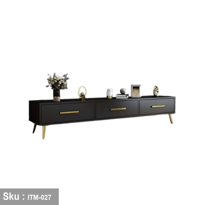 Spanish MDF wood TV table - 40cmX180cm - ITM-027 - Image 3