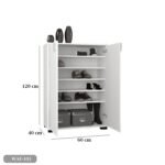 Shoe rack - High-quality MDF wood - WAF-101 - Image 3