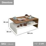 High quality MDF wood coffee table - OAL-037 - Image 3