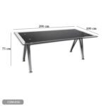 Meeting tab- 200x100 - Spanish MDF wood with metal chassis - CEM-056 - Image 4