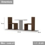 High quality MDF wood wall shelves - OUBE-077 - Image 3