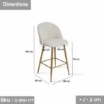High Quality Wooden Bar Stool - O-SRH-117 - Image 3