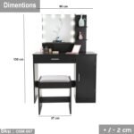 High-quality MDF wood hairstyle - OSM-067 - Image 3