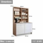 Versatile two-piece kitchen - high quality MDF wood - O-SRH-138 - Image 3