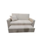 Manx 2-Seater Sofa Bed - Red Beech Wood - HST-073 - Image 4