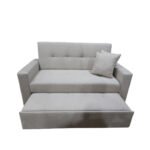 Manx 2-Seater Sofa Bed - Red Beech Wood - HST-080 - Image 4