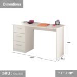 High-quality MDF wooden desk - OAL-027 - Image 3