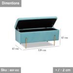 High quality MDF wood bankette - BDF-032 - 120cmX45cm - Image 3