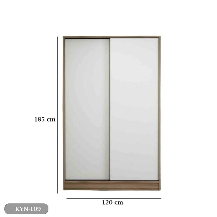 MDF wood wardrobe with HPL layer - KYN-109 - Image 3