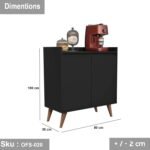 Coffee Corner from treated Spanish MDF wood - OFS-020 - Image 3