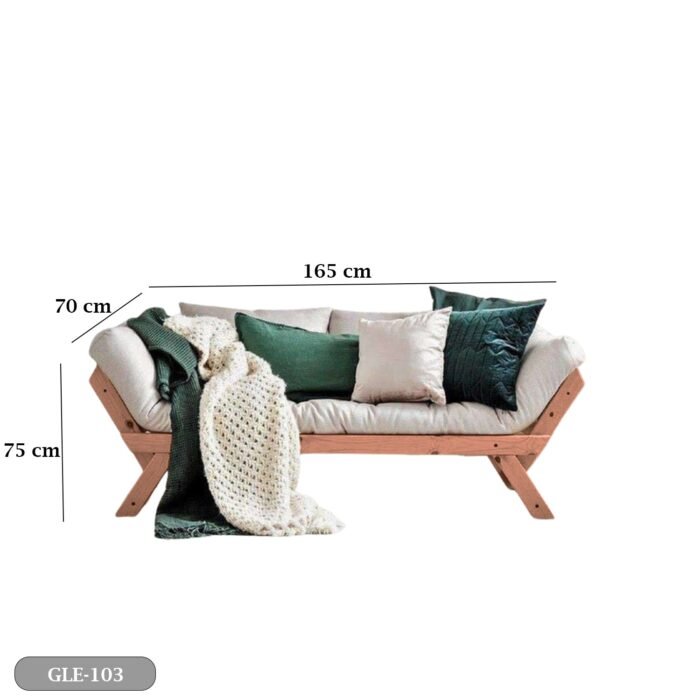 Beech Wood Sofa - GLE-103 - Image 3