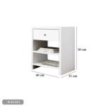 Modern MDF Wood Commode - WAF-011 - Image 3