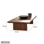Spanish MDF wood coffee table - MAD-093 - Image 3