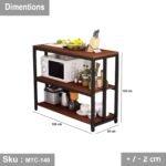 Electrostatic paint metal kitchen storage unit -MTC-140 - Image 3