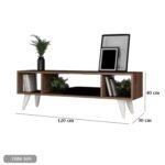 TV table - high quality MDF wood with HPL layer - OSM-369 - Image 3
