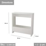 High quality MDF wood side table - O-SRH-083 - Image 3