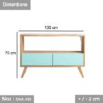 Red Beech Wood Buffet - OHA-102 - Image 3