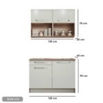 Complete kitchen with wood countertops with MDF layer - KYN-151 - Image 3