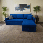 Manx sofa, 3 seater, bed and storage compartment - red beech wood - HST-031