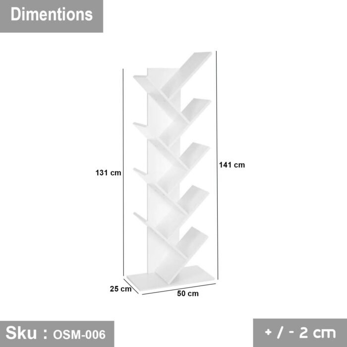 High-Quality MDF Bookshelf - OSM-006 - Image 3