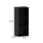 High quality wood bookcase - OMM-039 - Image 3