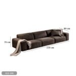 Beech wood sofa - GLE-100 - Image 3
