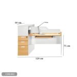 Spanish MDF wood workstation - CEM-002 - Image 4