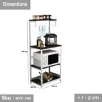 Electrostatic paint metal kitchen storage unit - MTC-149 - Image 3