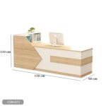 Reception desk - Reception Counter - Spanish MDF wood - CEM-072 - Image 3
