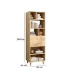 High quality MDF wood bookcase - OSM-438 - Image 3