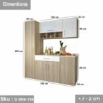 High quality MDF wood 3 piece kitchen - O-SRH-134 - Image 3