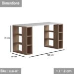 Alfifa Office 140 * 75 MDF Wood - Image 3