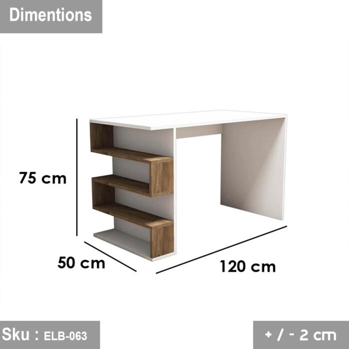 Mahaawa Office 120 * 75 Spanish MDF Wood - Image 3