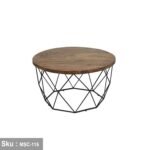 Paris coffee table 80 * 45 MDF wood - Image 3