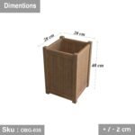 Red Beech Wood Box - OBG-035 - Image 3