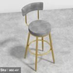 Plush Fabric Bar Stool - MSC-437 - 50cmX103cm - Image 2